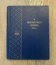 Roosevelt Dime Whitman Archival Album 1946 - 1970's +