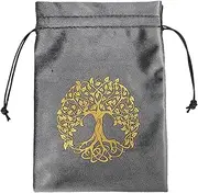 Tarot Card Bag | Eye-Catching Tarot Cards Drawstring Pouch | Velvet Pouch for Tarot | Jewelry Storage Bag for Storage of Tarot Cards and Everyday Use, Multicolor, Refer to description, Unisex