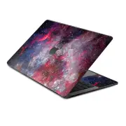 Skin Decal Wrap for MacBook Pro 13" Retina Touch red pink blue galaxy cosmic