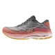 Mizuno Wave Rider 27 SSW [J1GD237771] 女 慢跑鞋 運動 路跑 超寬楦 一般型 橘灰