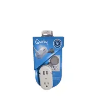 Quirky Contort Power + Built In Cord Management 2 USB Ports PCON2-WH01 New
