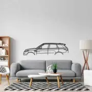 Wall Art Home Decor 3D Acrylic Metal Car Auto Poster USA Silhouette Range SVR