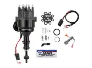 835231 MSD Black Distributor, Ford 289/302, Ready-to-Run, Steel Gear