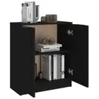 Highboard Sideboard Cupboard Storage Console Cabinet for Kitchen Hallway Black