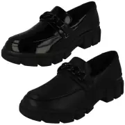 Girls Clarks School Shoe Evyn Walk
