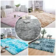 Large Modern Area Rug Shag Fluffy Rugs Carpets Floor Mat for Bedroom Living Room