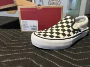 Vans Slip-On Pro Checkerboard Black & White Men 5.0/Women 6.5