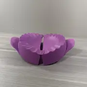 Tupperware Pie Press Half Circle Empanada Maker Pastry Dough Mold Purple New!