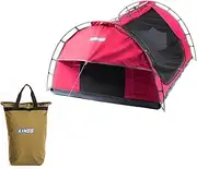 [Adventure Kings] Pink Double Swag Dome Tent + Doona/Pillow 400GSM Canvas Bag