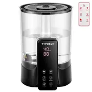 Air Humidifier, 6L 2-in-1 Cool & Warm Mist Humidifier for Bedroom Office