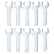 10pcs Small Wrench Open End Thin Wrench 14x70x1.5mm Metric U-Shaped Spanner