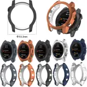 For Garmin fenix 7X /7X Solar Smart Watch TPU Protection Bumper Watch Case Frame
