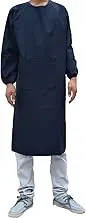 Adults Long Sleeve Cooking Kitchen Apron Waterproof Artist Drawing Apron