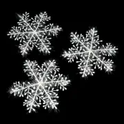 White Snowflake Ornaments Christmas Tree Decoration Wedding Backdrop