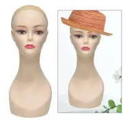Mannequin Head Wig Head Realistic with Makeup Professional Wig Showing Stand for