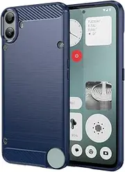 [BAIDIYU] Case for Nothing CMF Phone 1,Bumper Cover Flexible Slim Shockproof,Anti Scratch TPU,Phone Case for Nothing CMF Phone 1.(Blue)