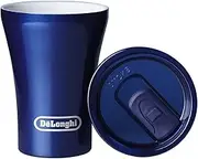 De'Longhi STOKKE Mug DLSL012, Shatterproof Ceramic Travel Cup, Lightweight, Capacity 355 ml or 12 fl.oz., Blue