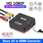 AV to HDMI AV2HDMI Composite RCA CVBS 3RCA Video Cable Converter 1080p Upscaling