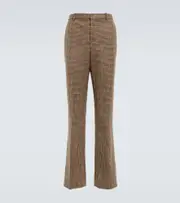 [Loewe] Loewe x Howl's Moving Castle checked high-rise wool pants AU 87 multicoloured