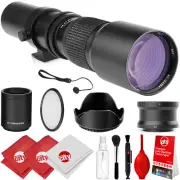 Opteka 500mm/1000mm Telephoto Lens for Panasonic Lumix M43 Micro Four Thirds