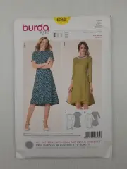 Burda Sewing Pattern 6565 Women's Dress Pattern Size US 8-20 EUR 34-46 NEW