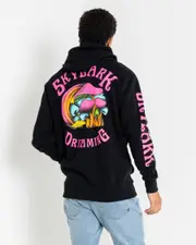 [Skylark] Skylark Men's Psychedelic Hoodie in Black Size 2XL 2XL Black