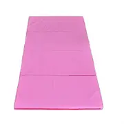 Large 240cm x 120cm x 5cm Gymnastics Folding Gym Exercise Yoga Mat - Pink