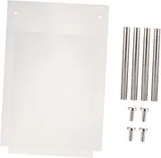 MUSISALY 2Pcs Acrylic Nail Art Display Board Nail Practice and Sample Display for Salon Use and Convenient for Storing and Showing Nail Designs for Nail