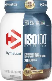 ISO100 Hydrolyzed Protein Powder, 100% Whey Isolate Protein, 25G of Protein, 5.5