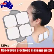 12PCS TENS Machine Replacement Electrode Pads Self Adhesive Reusable 50x50 mm AU