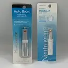 LOT of 2 Neutrogena Hydro Boost Hydrating Concealer, Light/Med 30, 0.12 oz, NEW