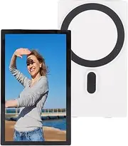 Phone Vlog Selfie Monitor Screen, 2.4/5.8G WiFi Wireless Screen Mirroring, Magnetic Phone Holder Clip Mount, Rear Camera for Vlog Live Stream TikTok, Compatible with Android iOS
