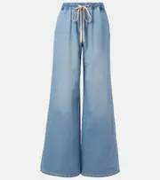 [7 For All Mankind] 7 For All Mankind Pull On high-rise wide-leg jeans AU 16 blue