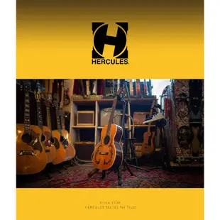 HERCULES 折疊吉他架 GS200B 海克力斯 木吉他 電吉他雙用 攜帶型【他，在旅行】