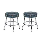 Namco 19" Pac Man Arcade Game Cocktail Table Swivel Bar Stools - Set of Two