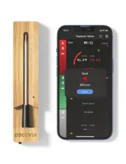 Smart Meat Thermometer Digital, Wireless Food Thermometer Bluetooth with Aler...