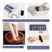 Body Detox Machine Ion Array Footbath Spa Cleanse Ionic Waist Belt Detoxiati DSO