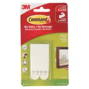 Command™ Medium White Adhesive Picture Hanging Strips - 4 Pack