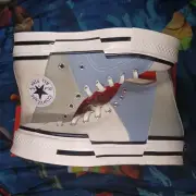 Converse Chuck 70 Plus HI White Blue Green Men Casual Lifestyle A04370C Sz 8 Men