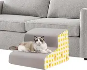 Dog Ladder - Folding Pet Ladder, Non Slip Lamp | Portable Dog Ladder for Bed, Height: Adjustable Pet Ladders, Reading Ladders for the