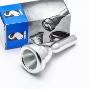 Stork BT6S Light Weight Symphonic Large Shank Silver Trombone Mouthpiece