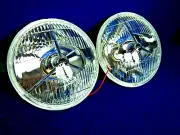 CLASSIC MINI 7" P700 TRIPOD H4 HEADLAMPS, MG TRIUMPH FORD ROVER CLASSIC VEHICLES