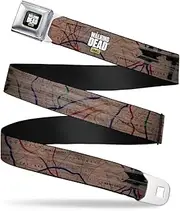 [Buckle-Down] Seatbelt Belt - The Walking Dead TERMINUS Map - 1.5" Wide