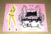 2015 Benchwarmer JESSA HINTON #40 Pink Archive Pewter Foil Autograph/10 PLAYBOY