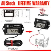 Digital Tachometer Tiny Tach/Hour Meter Fit 2 Stroke & 4 Stroke Small Engine (for: Honda)