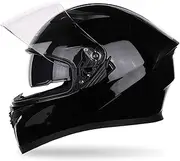 Motorcycle Helmet Flip-Up Helmet, Full Face Helmet with Double Visor, Removable Inner Lining, ECE/DOT-Approved Adult Men Women Motorcycle Modular Helmets
