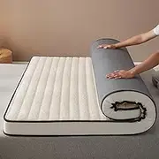 DAHONGZI Roll Up Folding Floor Mattress Japanese Floor Mattress Diamond Patterned Floor Bed Full Size Makes you more comfortable Lying in bed.