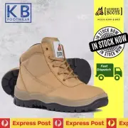 Mongrel Work Boots 261050 Side Zip Safety Steel Toe Wheat FREE EXPRESS POST