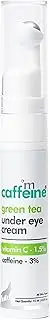 mCaffeine Green Tea Under Eye Cream to Reduce Fine Lines, Wrinkles & Dark Circles