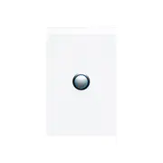 Clipsal Saturn Series Single Switch With Blue Led 20A/16Ax Pure White - 4061PBL-PW